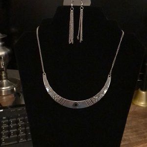 New necklace set with matching earrings